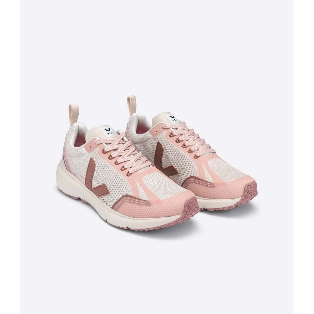 Veja CONDOR 2 ALVEOMESH Sko Dame Beige/Pink | NO 497PJJ